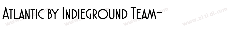 Atlantic by Indieground Team字体转换